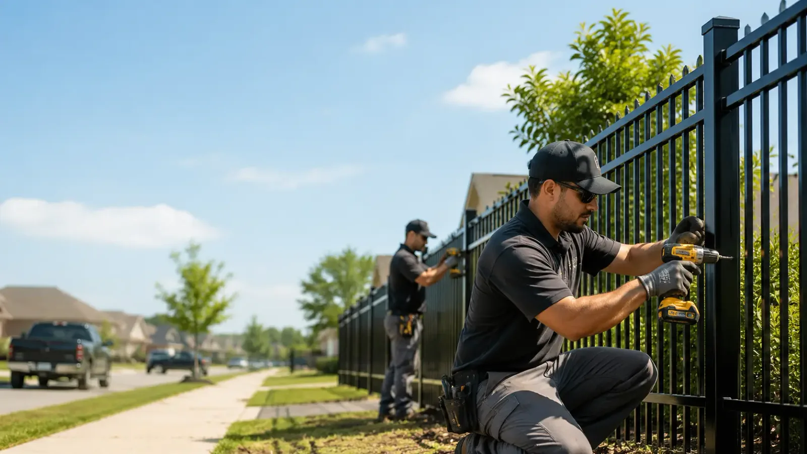 Metal Fence Installation in Walkerton, IN